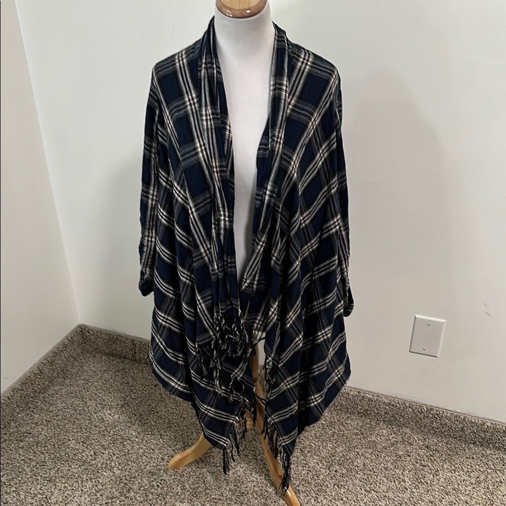 💕 En Creme Plaid Cardigan